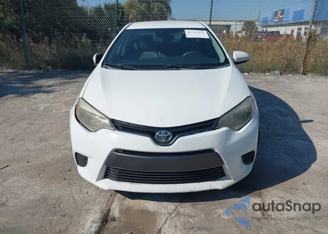 2016 Toyota Corolla Le из США, поврежденный, VIN 5YFBURHE2GP462027
